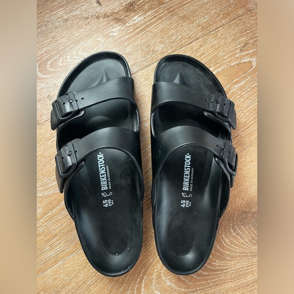 Birkenstock Black Slide Sandals; Size 45/290 (M12); Made in Germany! Like New! - Picture 1 of 8